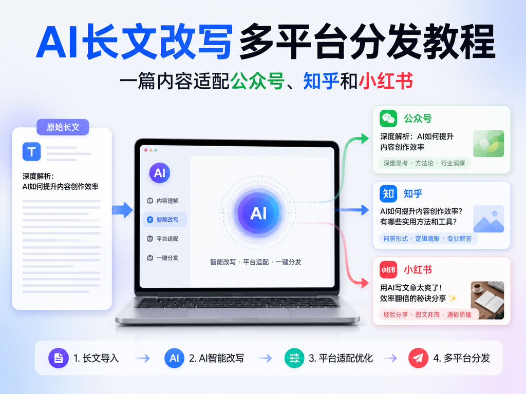 aicg-1320-1791025255.png AI长文改写多平台分发教程:一篇内容适配公众号、知乎和小红书